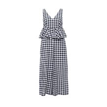 LOST INK  GINGHAM FRILL JUMPSUIT